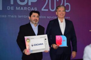 Da esq para a dir, Olavo Batista, superintendente da empresa, e Rodrigo Zacaria, diretor técnico/ foto divulgação